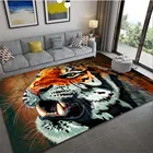 LOUSIDREAM мультяшный коврик с тигром гостиная домашний декор диван стол коврик нескользящий стул подушка коврик