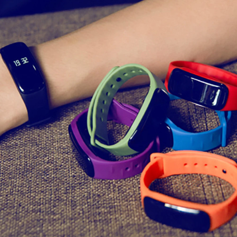 

Sport Bluetooth Smart Bracelet Wristband Heart Rate Blood Pressure Monitor Watch Pedometer Blood Pressure Waterproof Smartband