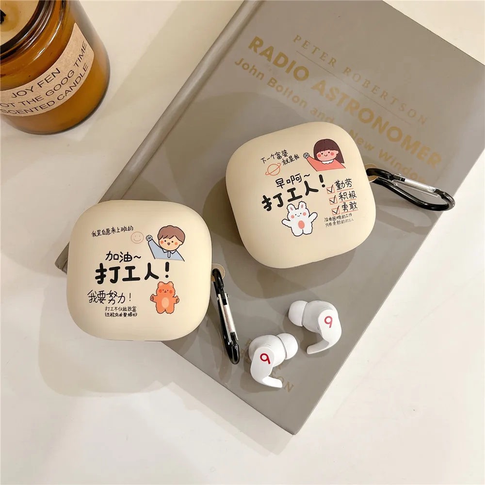 

Skin friendly Plastic For Beats fit pro Case Anime Earphone Accessories Full Protective Silicone Cover For Beats music earsets