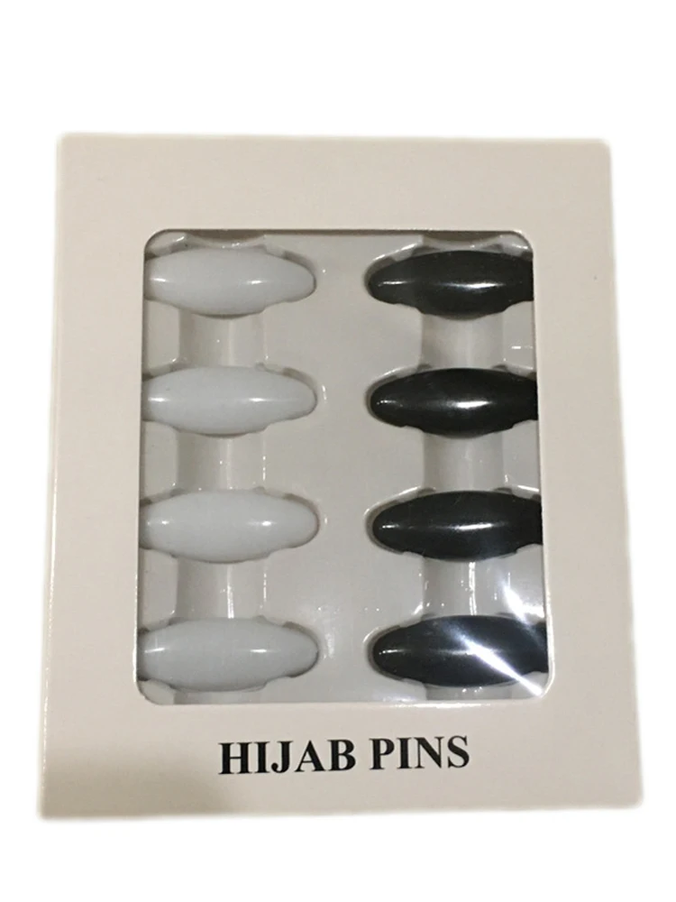 Oval Hijab Pins Scarf Clips Muslim Shawl Turban Islamic Arab