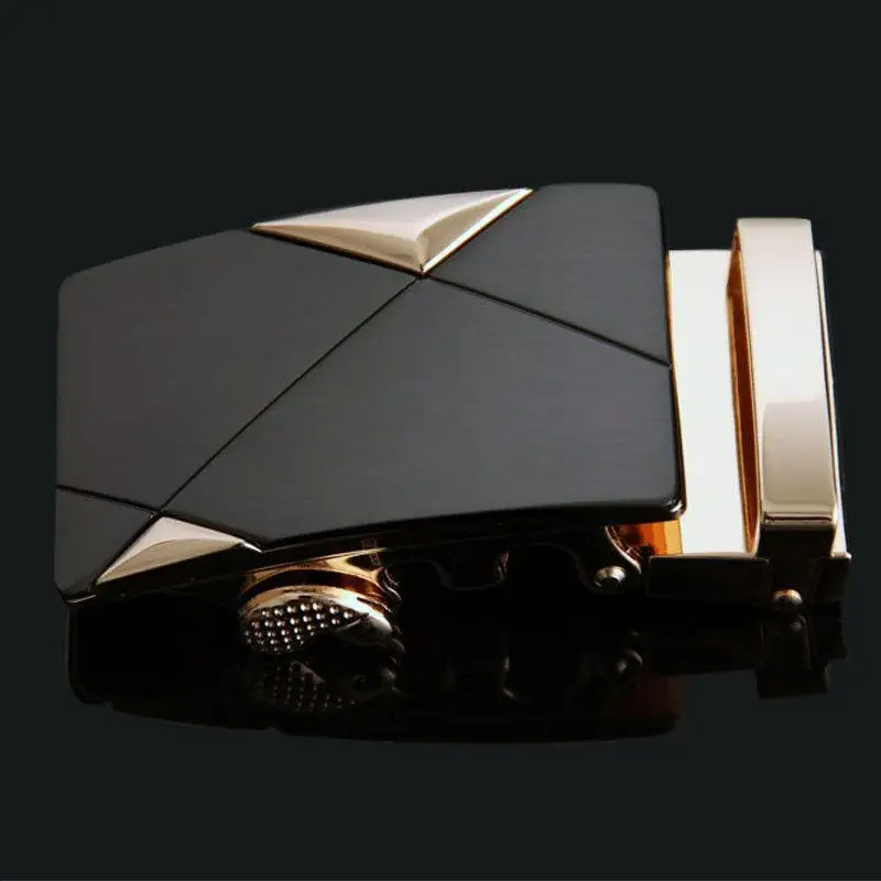 

Men Alloy Automatic Belt Buckle Leather Belts Waist Ratchet Business Waistband Buckles Belts