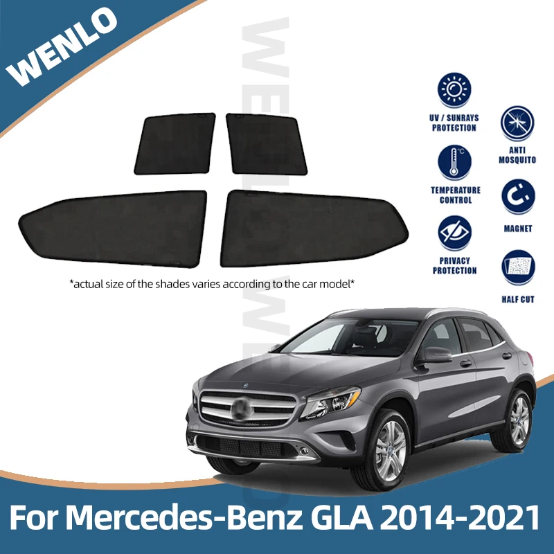 

Магнитный солнцезащитный козырек для автомобиля Mercedes Benz GLA Class 2014-2021, солнцезащитный козырек, аксессуары