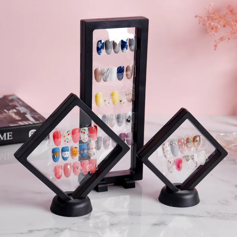 VIP 25PC PE suspension frame Nail model display photo Color card stand Jewelry hanging | Красота и здоровье