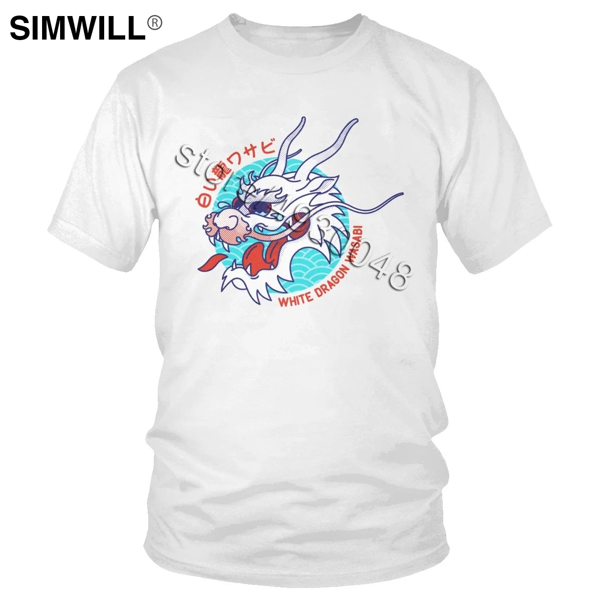 Мужская футболка из натурального хлопка с круглым вырезом и коротким рукавом -