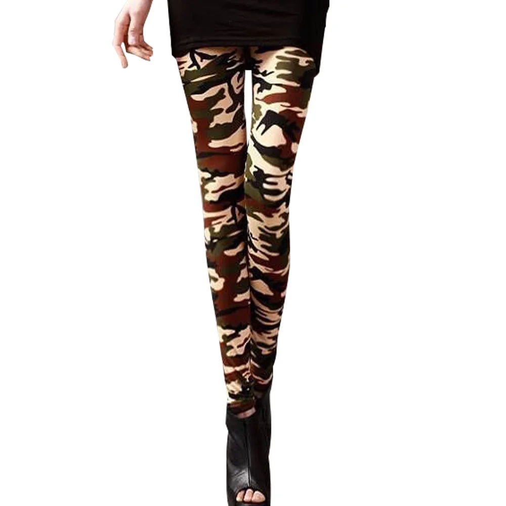

Yiwu Leggings Korean-Style Women's Clothing Printed Leggings Camouflage Leggings Leggings