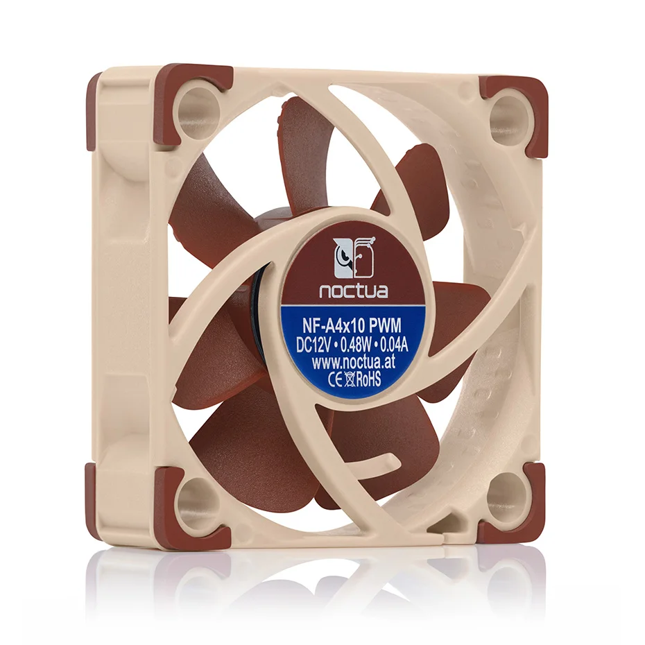 Noctua NF-A4x10 FLX 40 мм 12В 5В охлаждающий вентилятор 3pin 4pin PWM 4010 бесшумный кулер для