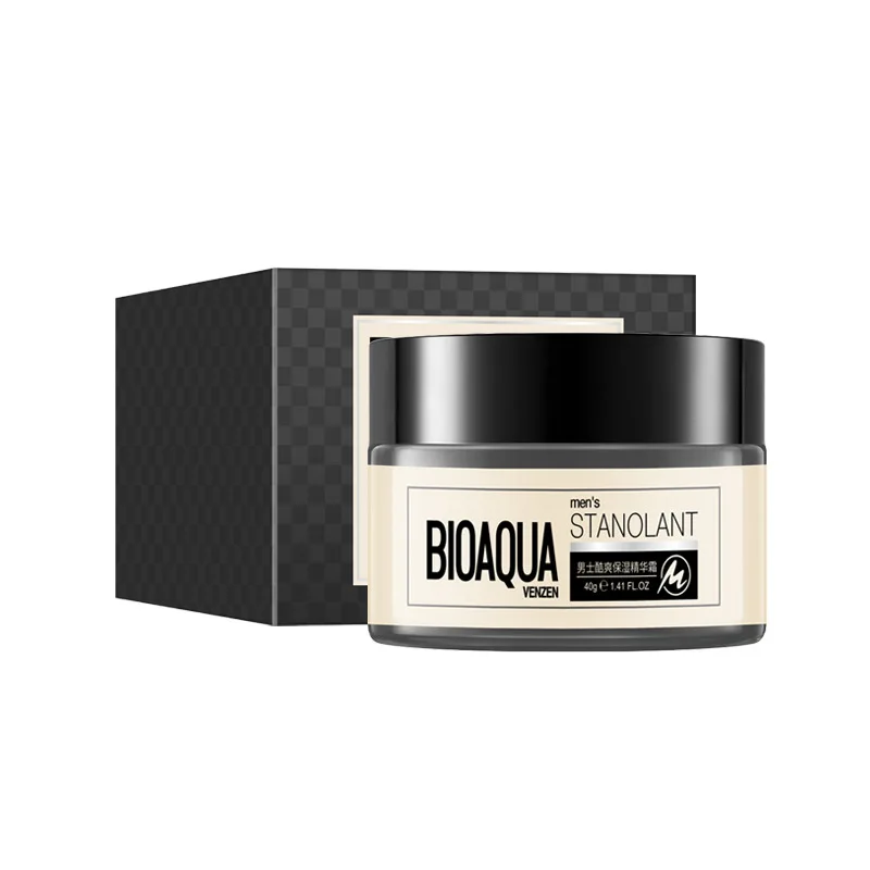 

Bioaqua Men's Cool Moisturizing Essence Cream Rehydration Control Oil Repair Moisturizing Cream Snow Smokeamide Cream