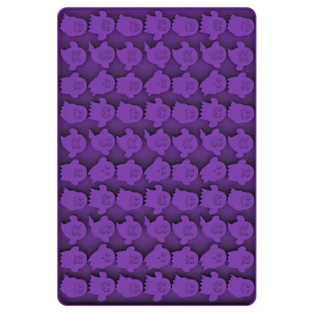 

Mini Silicone Mold Dog Treats Pan For Cookies -40F To 230F High-temperature Resistance Non Stick DIY Handmade Pumpkin Ghost Cho