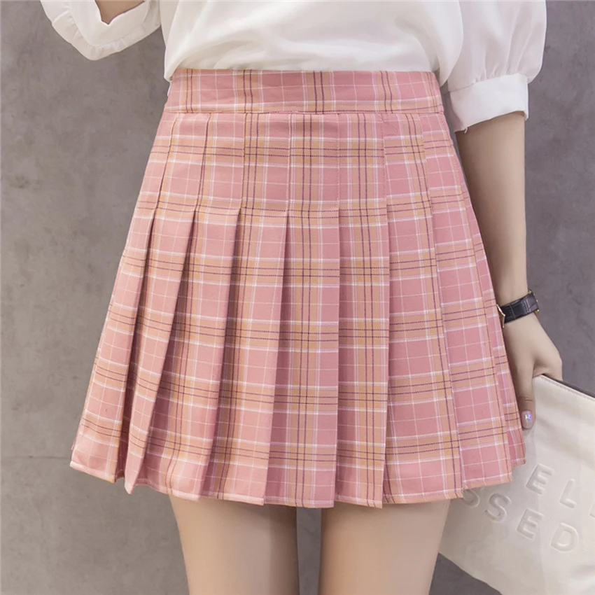 Юбка женская плиссированная с завышенной талией пикантная облегающая