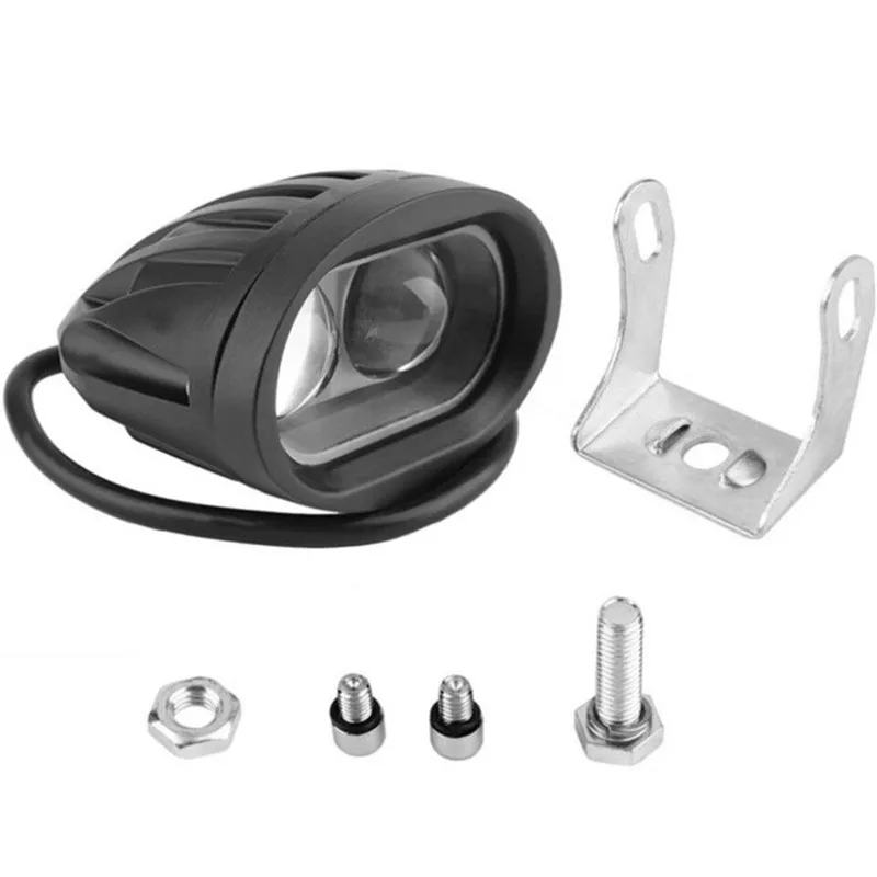 

1PCS 20W Double Eye Led Car Work Light Oval Spotlight Off-road Vehicle Top Spotlight 12-85V 2000LM Outdoor Car LED Work Light
