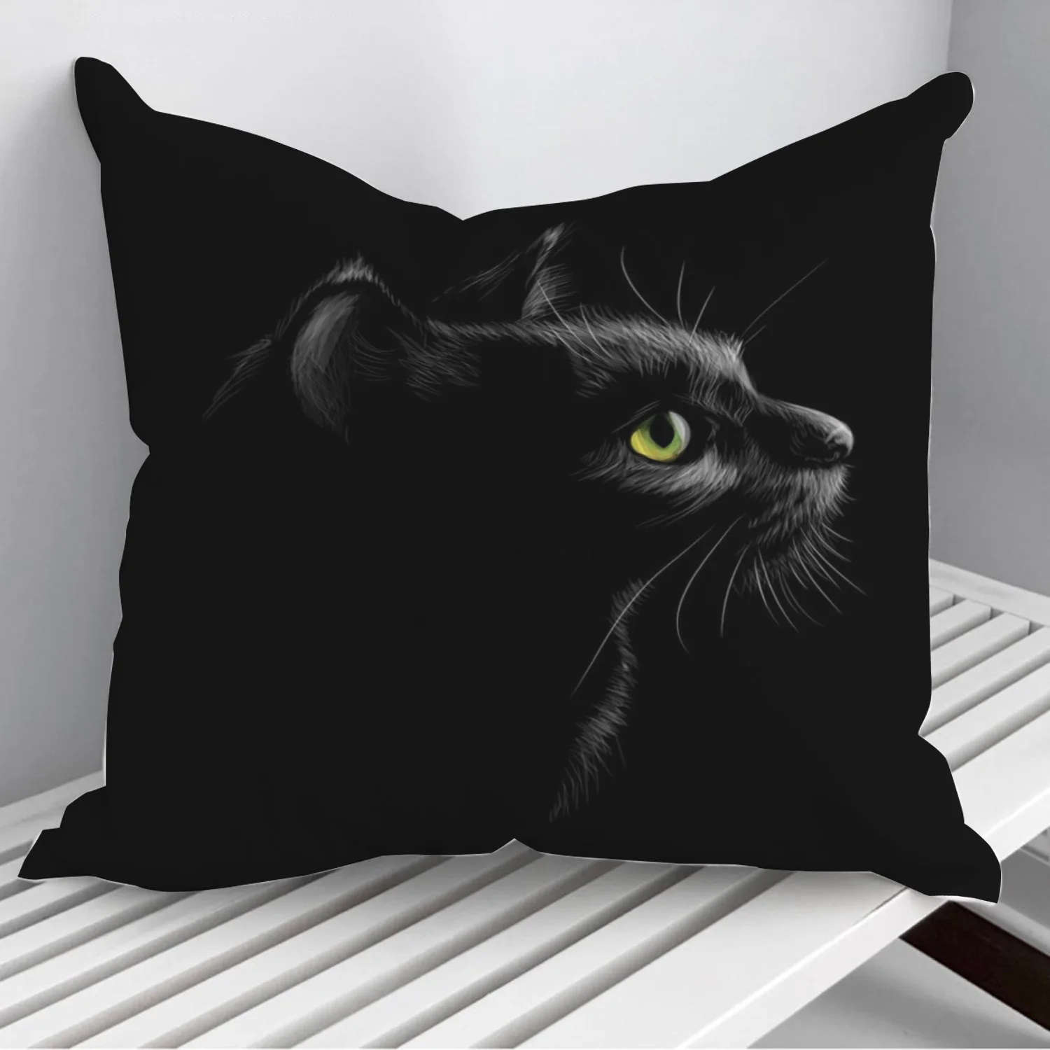 

Черная кошка диванных подушек чехлы на диван-кровать домашний Декор 45*45 см 40*40 см Подарочная наволочка Cojines дропшиппинг