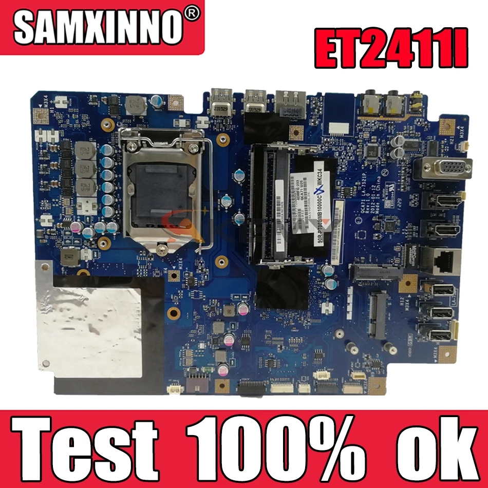 

Akemy QCA71 LA-7521P REV:10 моноблок материнская плата для ноутбука ASUS ET2411I ET2411 тест на борту материнская плата
