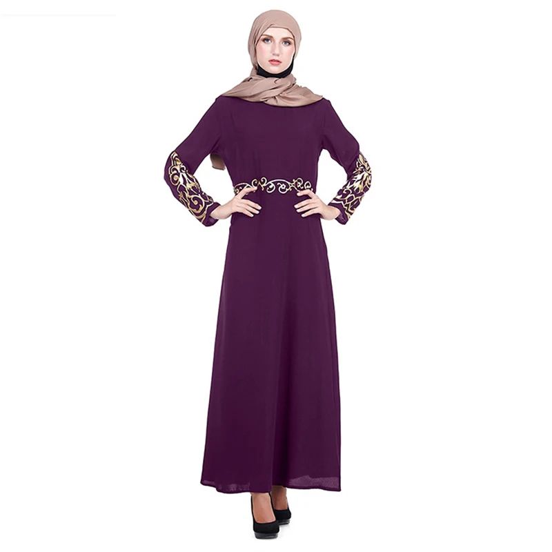 2019 Новое поступление Abaya Турция осень зима мусульманская женская мода горячее