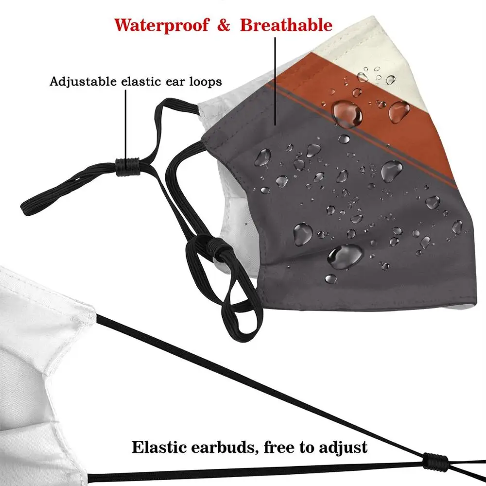 Современные формы смешная Печать Многоразовые Pm2.5 фильтр маска для лица