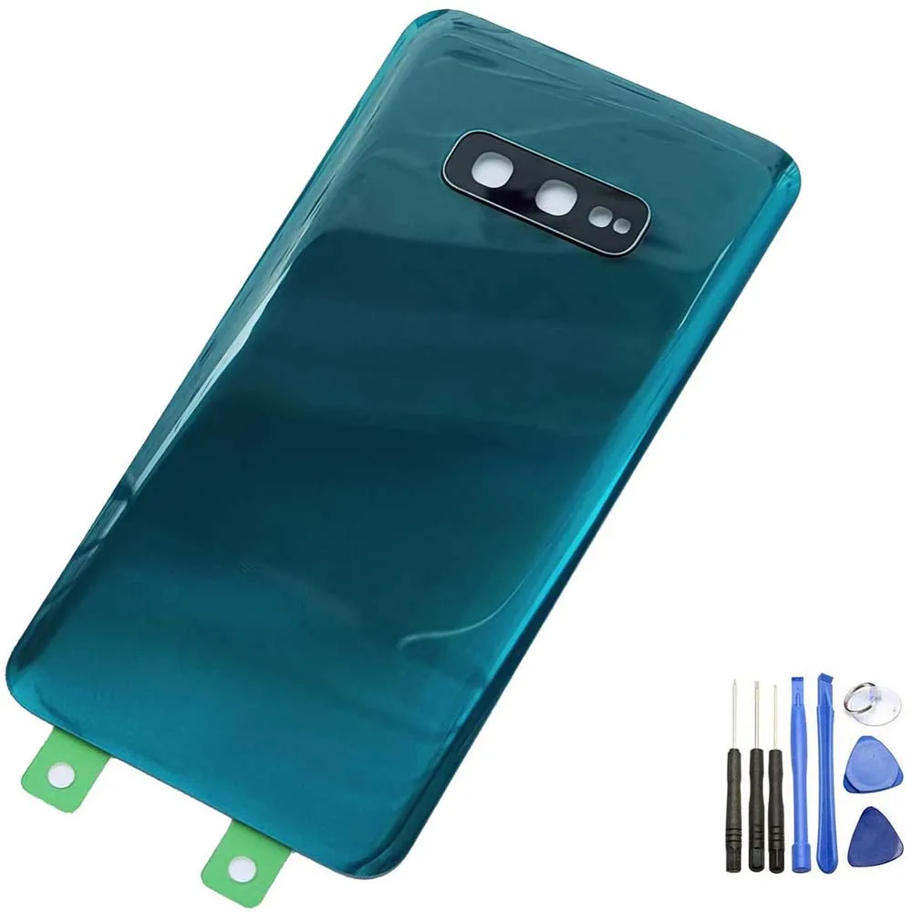 5,8-дюймовая задняя крышка аккумулятора для Samsung Galaxy S10e SM-G970F G970U G970W задний стеклянный корпус с бесплатными инструментами и наклейкой.