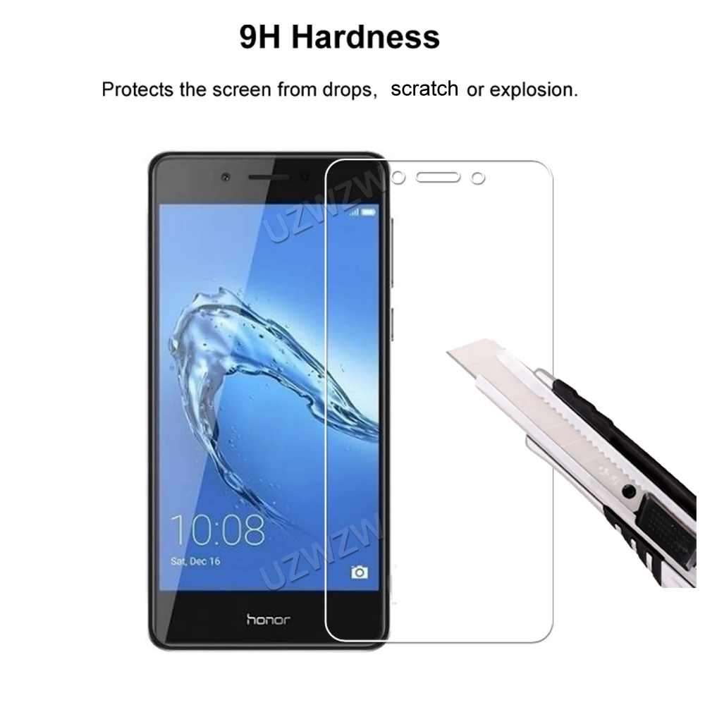 Для Honor 6C Premium 2.5D Закаленное стекло Защита для экрана Защитная пленка HD Прозрачная