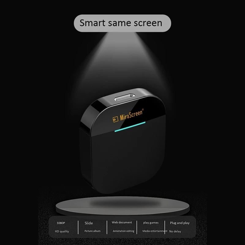 

MiraScreen G5 Wireless WiFi with Screen Device Pushbao Mobile Phone Wireless Projection TV Wifi 1920X1080P 2.4G