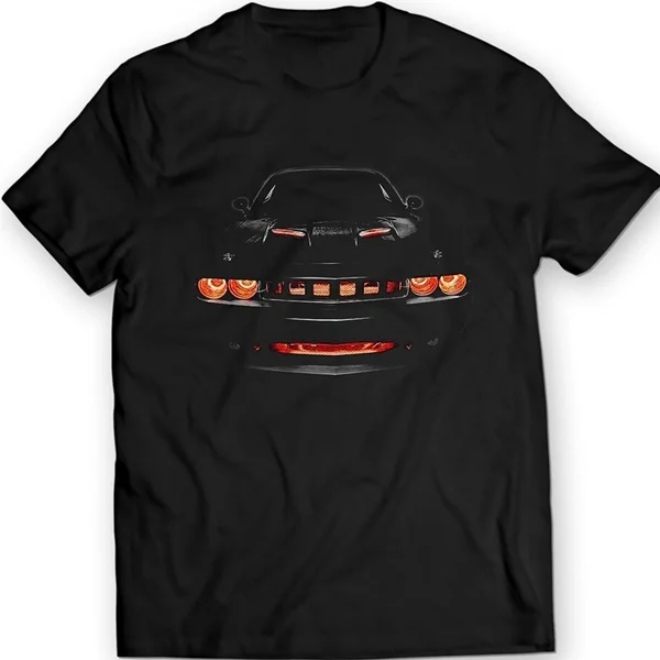 

Dodge Challenger R/T Musclecar Auto Racing Car T-shirt 100% Cotton Holiday Gift Birthday