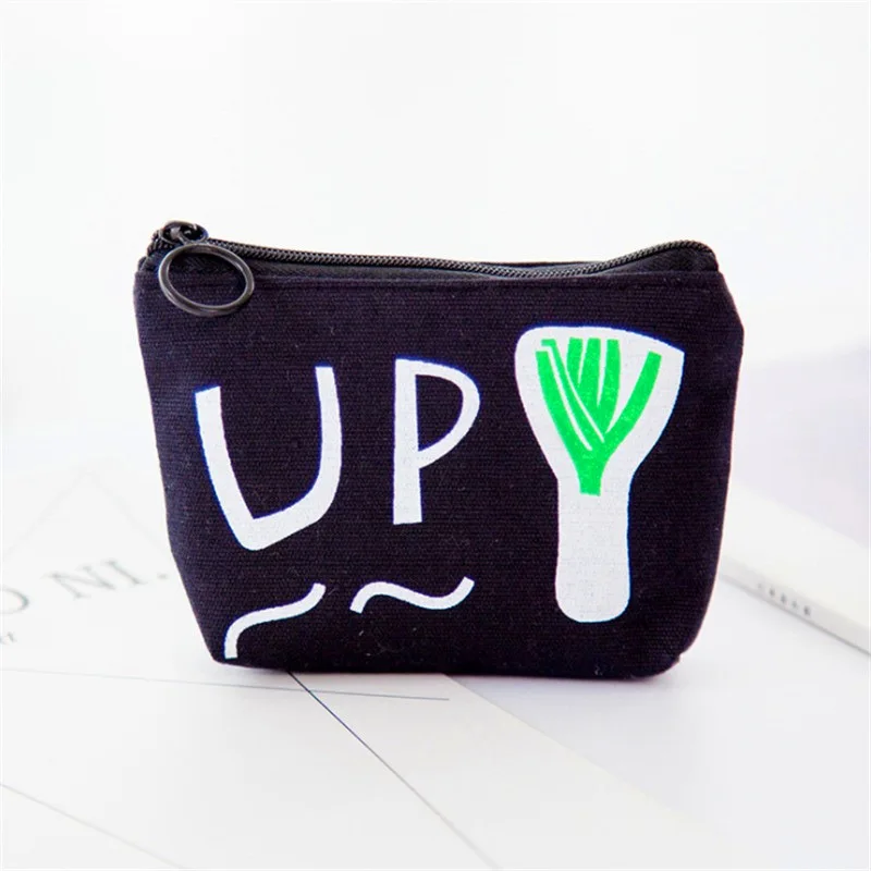 

1 PC Fashion Vegetables Coin Purses New Trendy Vegetarianism Design Small Credit Card Holder Key Money Bags Zipper Pouch