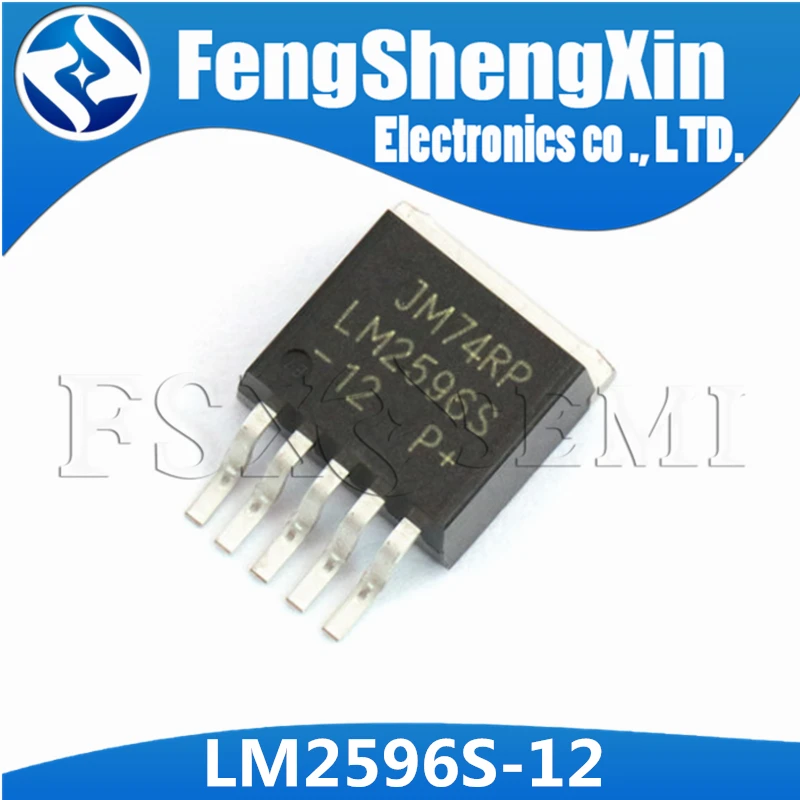 

50 шт./лот LM2596S-12 LM2596S TO-263 LM2596 12V простой переключатель преобразователь мощности