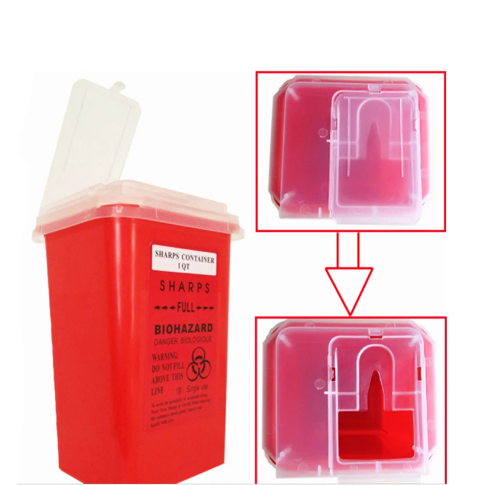 Контейнер EMALLA Sharps 1 шт. контейнер для утилизации игл татуировок принадлежности