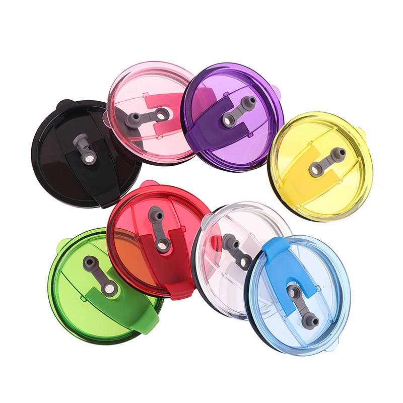 

1PC Multicolor Sealing Bottle Cover Splash Spill Proof Plain Plastic Lids Cup Multicolor Bottle 10x2cm