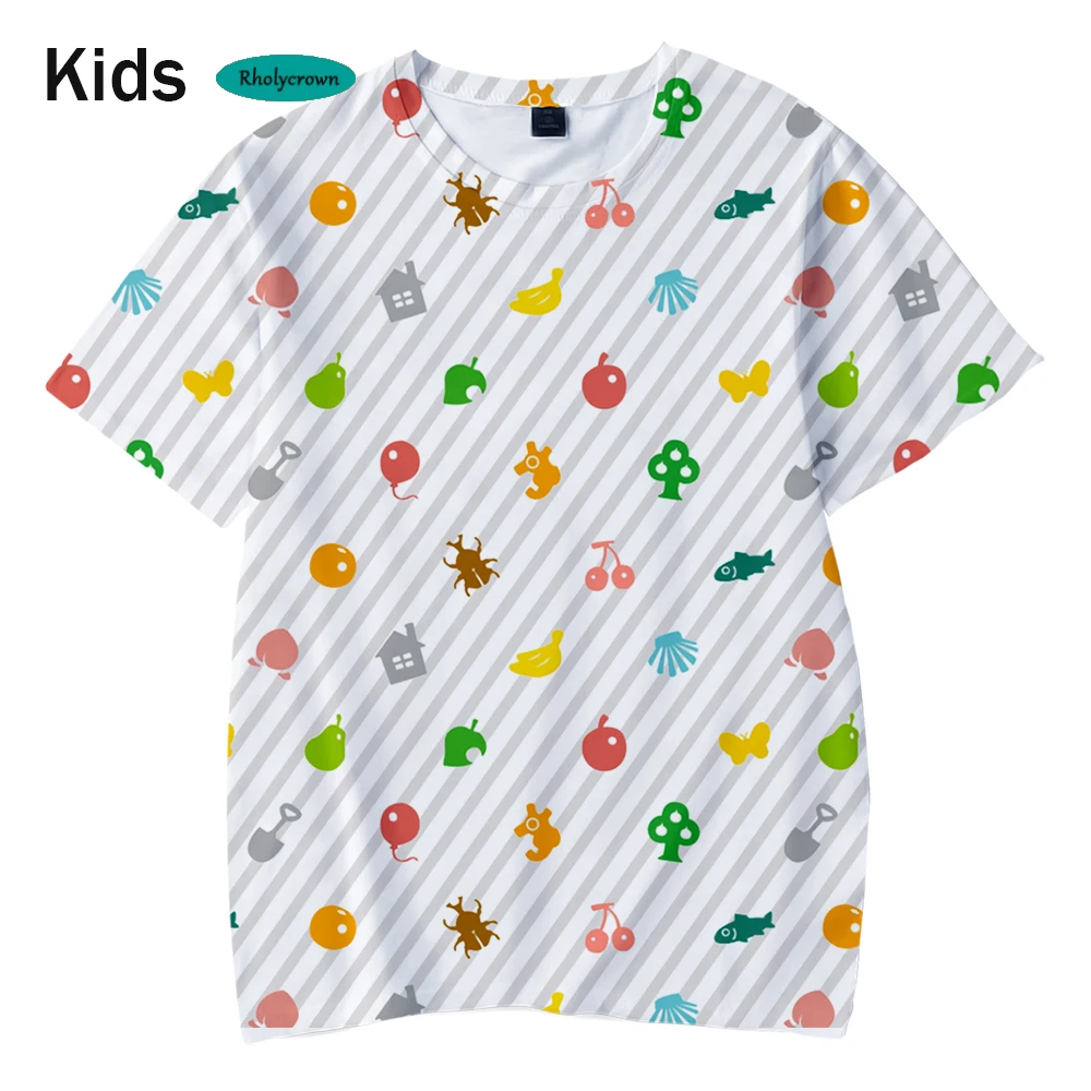 Женская футболка с 3D-принтом животных перекрещивающихся детей милая мягкая