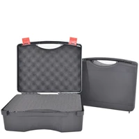 portable plastic tool case instrument case dry box impact resistant outdoor safety protection equipment box with pre cut foam