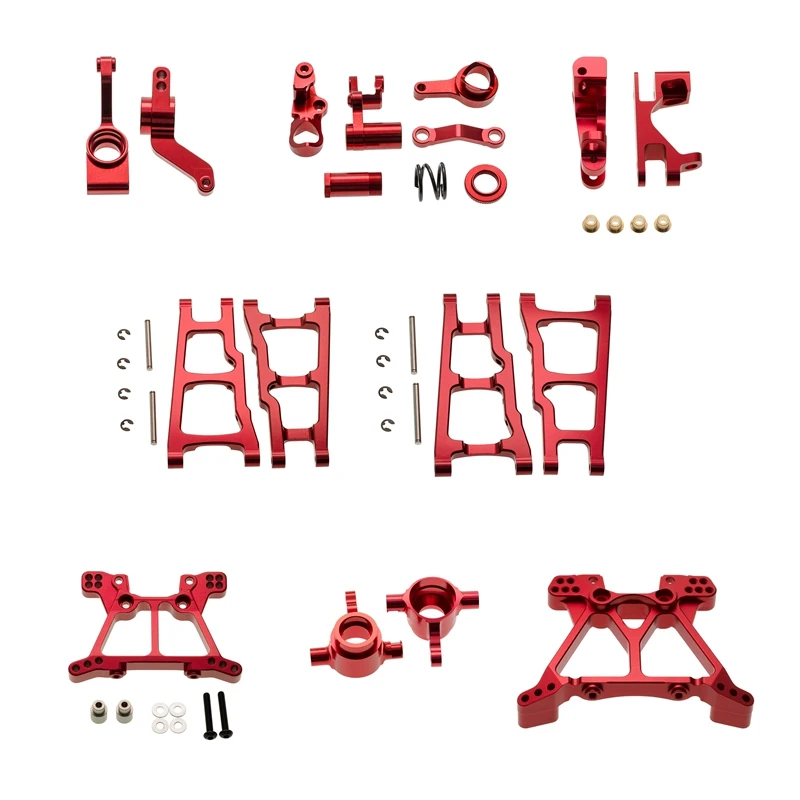 

1 Set Metal Upgrade Chassis Parts Kit for Traxxas SLASH 4X4 HQ727 1/10 RC Car Truck Parts Accessories W001