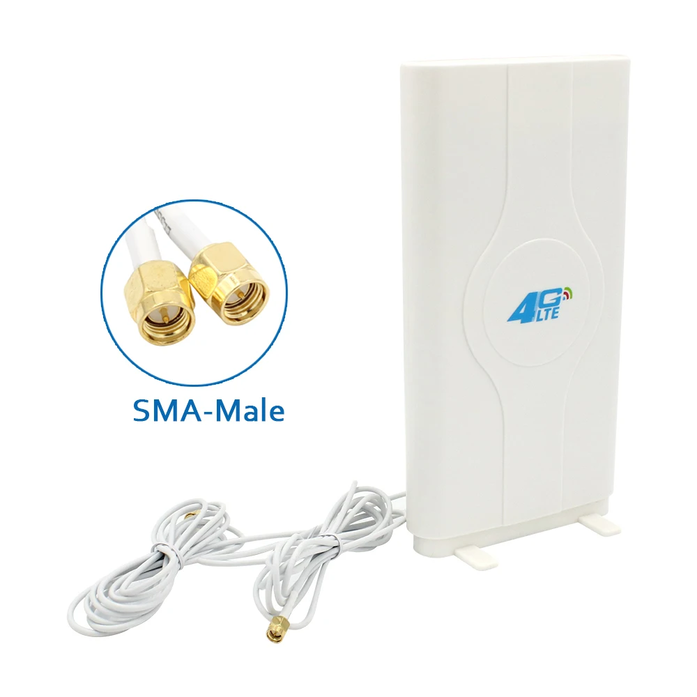 4G LTE mimo антенна 3g Антенна 2 * SMA male TS9 CRC9 разъем с кабелем м 700 ~ 2700 МГц 88dBi для роутер