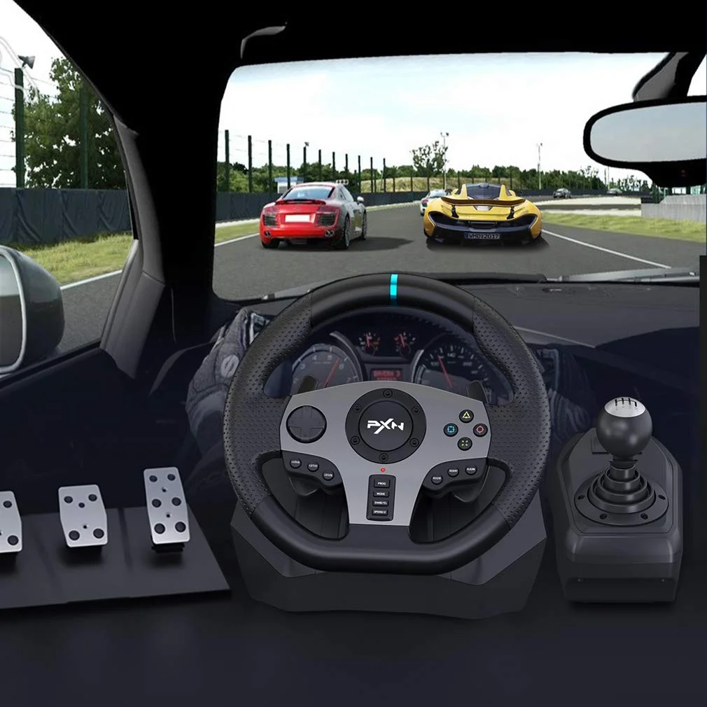 руль для компьютера Volante ПК игровое гоночное колесо PS3/PS4/Xbox One/Android TV/Nintendo Switch/Xbox