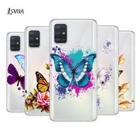 beautiful butterfly for samsung galaxy a01 a11 a12 a22 a21s a31 a41 a42 a51 a71 a32 a52 a72 a02s silicone phone case