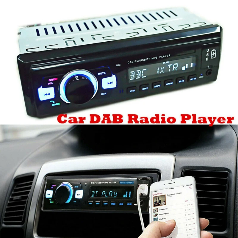 

Автомагнитола, стерео 1Din, Bluetooth, FM, аудио, плеер DAB/MP3/SD/USB/AUX