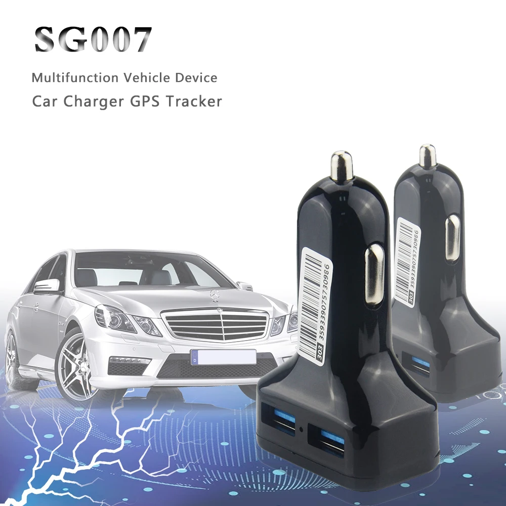 Многофункциональное автомобильное зарядное устройство SG007 GPS трекер добавление