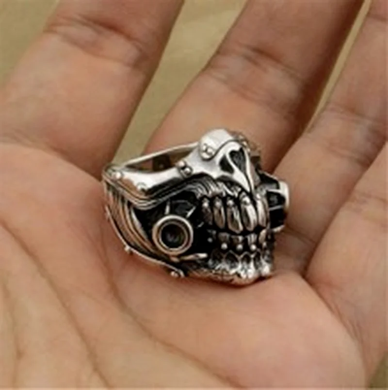

2021 Retro Domineering Crazy Max Undead Old Joe Mask Men's Ring Men and Women Ring Gift Wholesal Mens Rings Rings