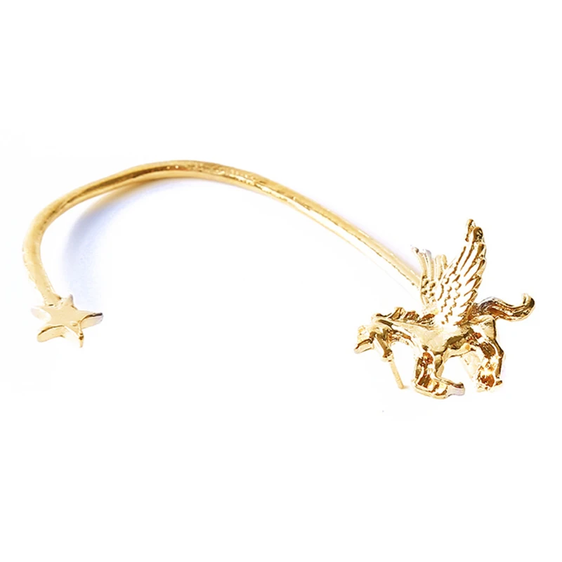 gold style 10 1 шт. винтажные античные серьги-каффы в стиле панк с маленькими цветами, полые амулет зажим, серьги без пирсинга, массивные украшения - Окраска металла: gold style 10