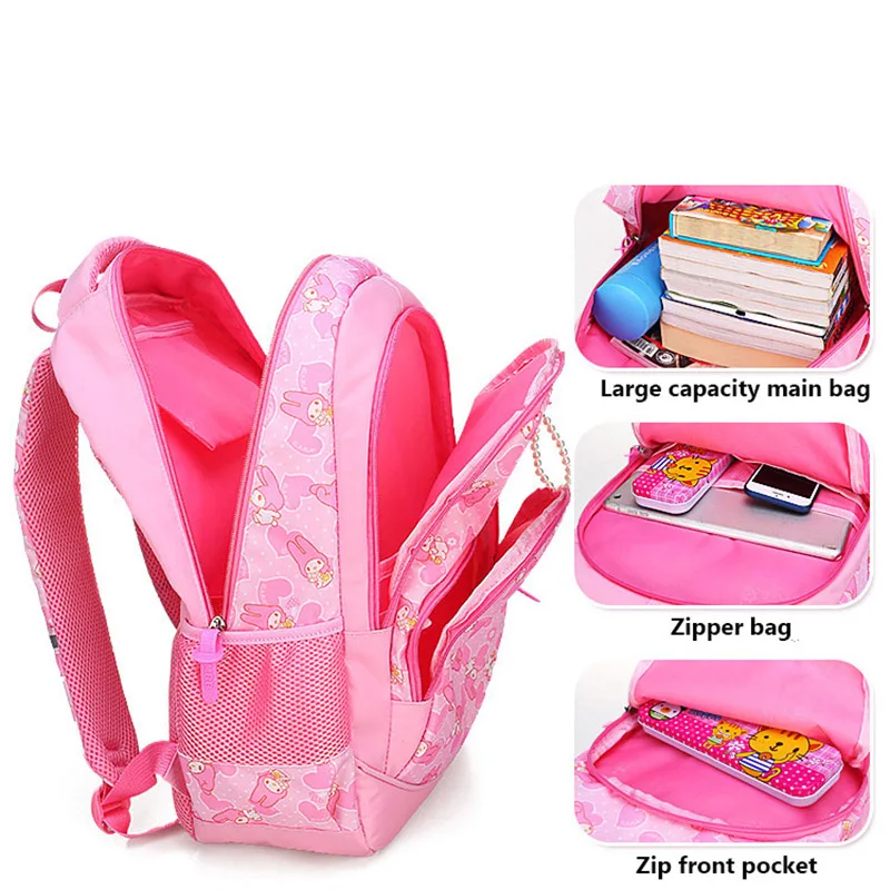 Большой Школьный ранец для девочек подростков водонепроницаемый рюкзак с