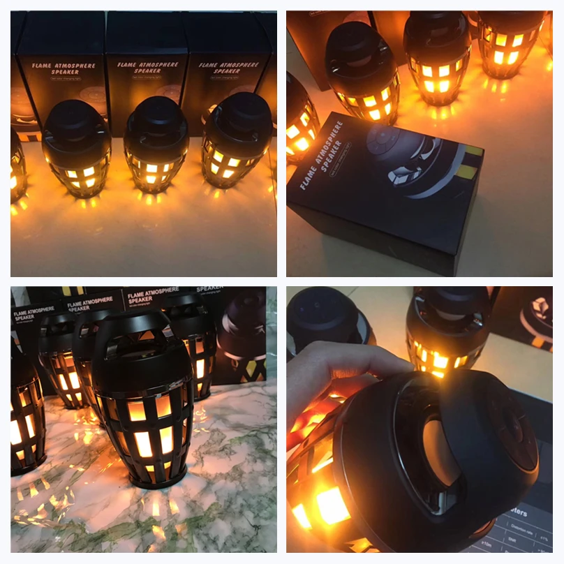 Портативный Bluetooth-динамик с подсветкой объемный беспроводной громкий