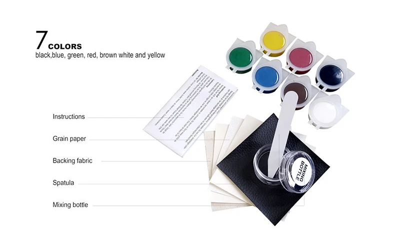 Набор для ремонта кожаной жидкости инструмент поверхности без нагрева на