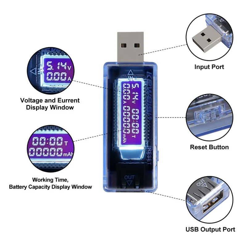 USB-тестер для измерения напряжения и емкости аккумулятора | Инструменты