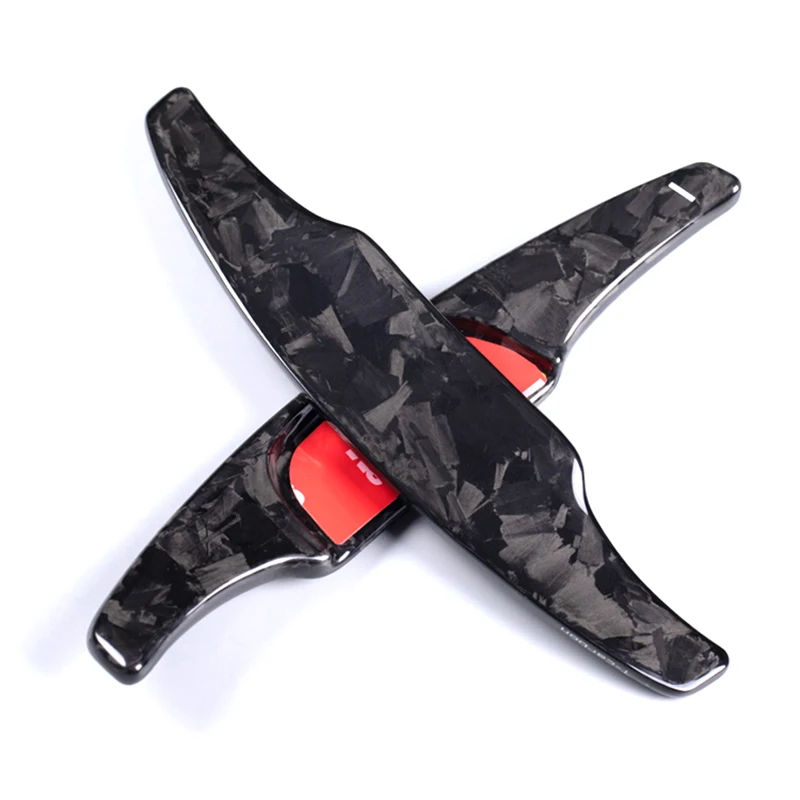 Удлинитель переключения передач рулевого колеса из углеродного волокна для Mazda 3