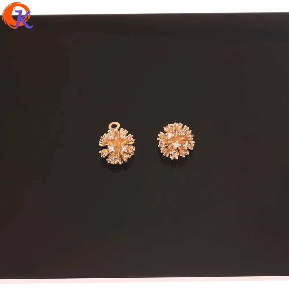 

Cordial Design 30Pcs 11*13MM Jewelry Accessories/DIY Pendant/CZ Rhinestone Charms/Disco Shape/Hand Made/Earrings Connectors