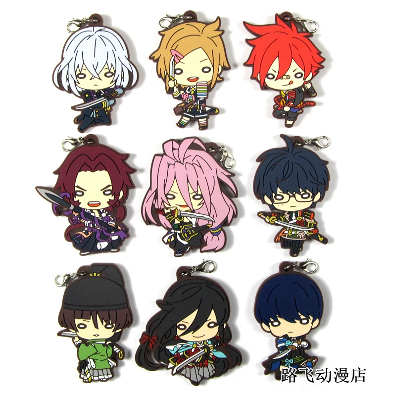 Katsugeki touken резиновая подвеска Touken Ranbu талисман Sengo не Muramasa Kotegiri Гоу gokotai ремешок для