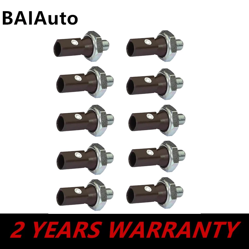 10 шт. датчик давления масла переключатель низкого напряжения для VW Passat Skoda Golf CC Audi
