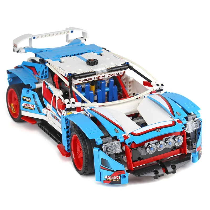 20077 1085 шт. серия Technic совместима с Lepining 42077 Rally Car Set строительные блоки кирпичи