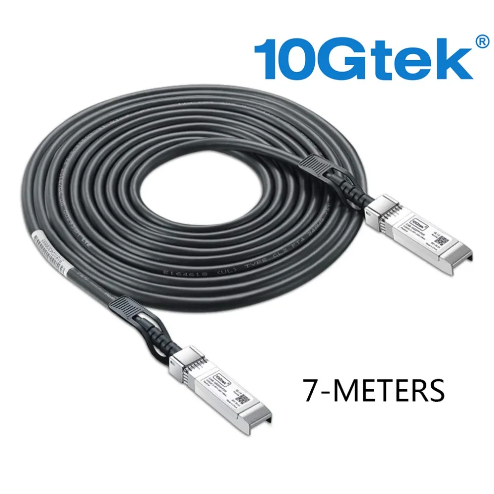 10gtek для можжевельника QFX-SFP-DAC-1M/EX-SFP-10GE-DAC-1M 10 ГБ/сек. 10GBASE-CU Twinax для программирования в производственных условиях+ прямого подключения Медь кабеля длиной 1 метр