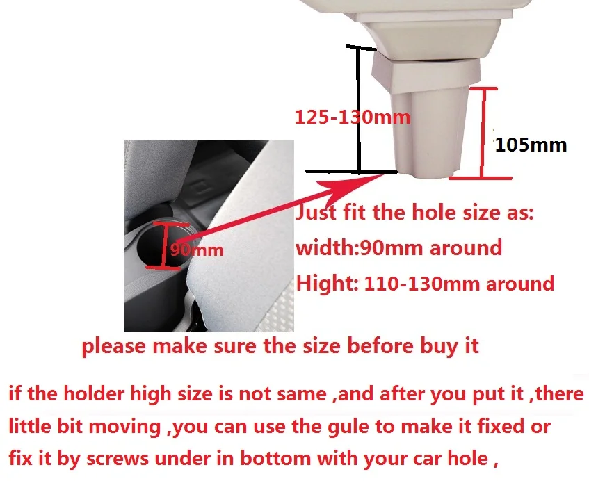 Городской автомобильный подлокотник с большим пространством + роскошный USB