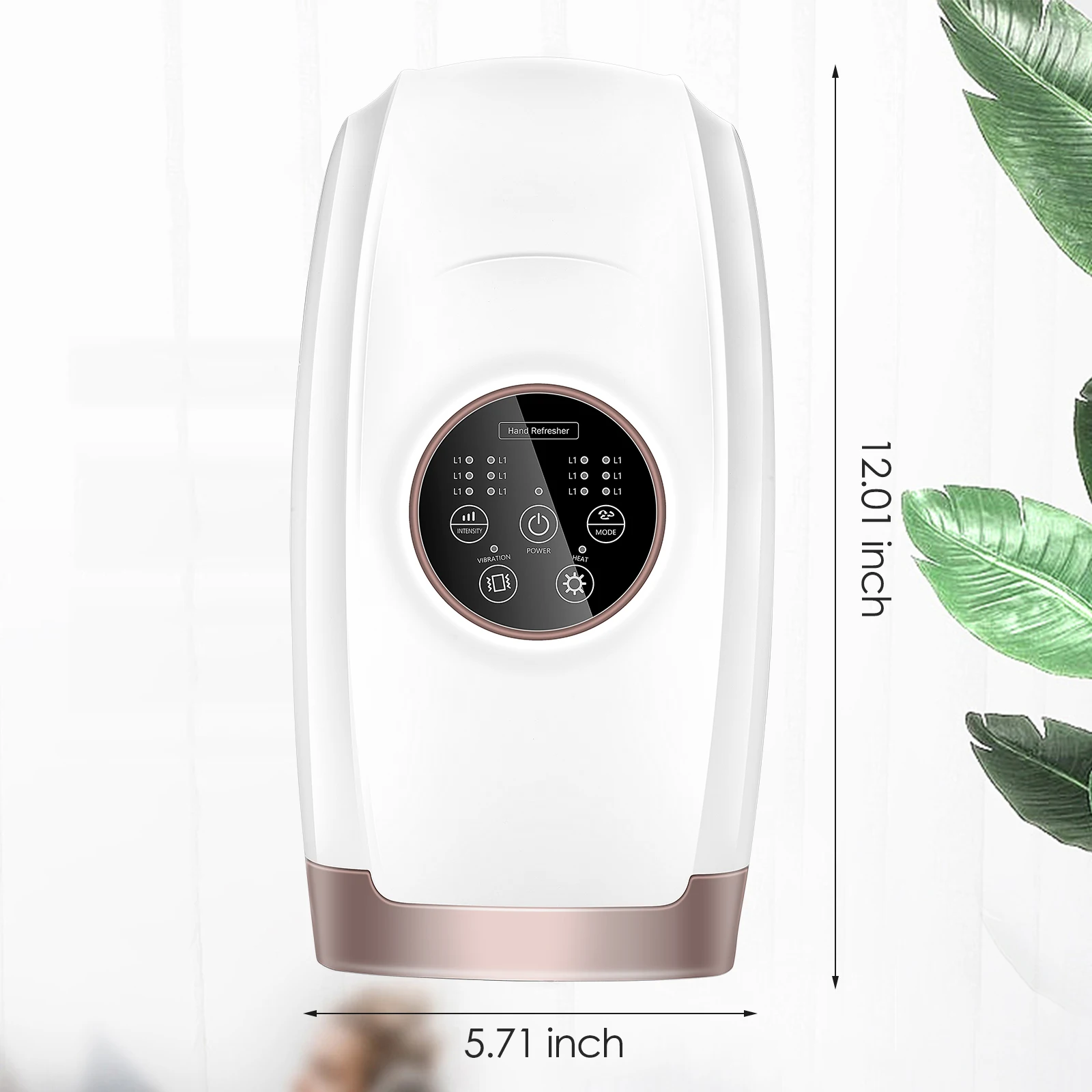 

Heated Hand Massager Physiotherapy Equipment Pressotherapy Palm Massage Device Air Compression Finger Massager Apparatus