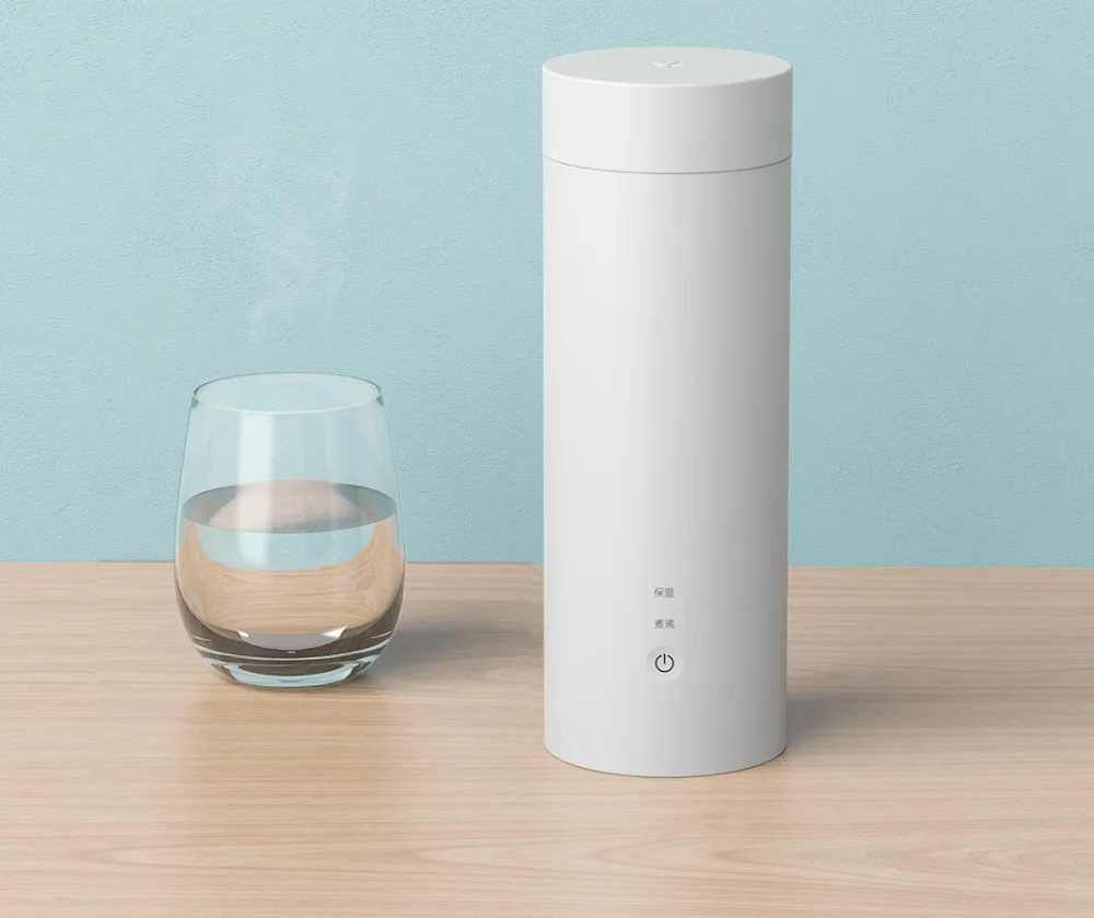 Xiaomi Viomi, электрическая чашка, портативная, 400 мл, бутылка, 304 нержавеющая сталь, чашка для чая, кофе, молока, порошка, дорожный чайник, Термокружка
