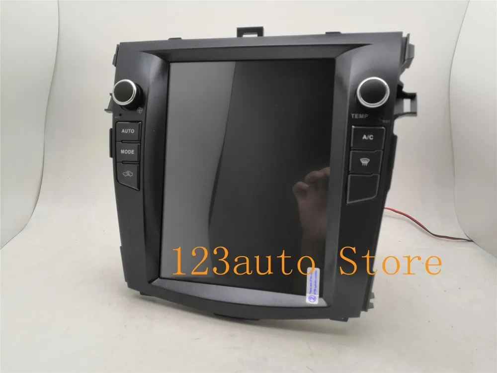 10,4 ''вертикальный Tesla стиль Android 8,1 автомобильный DVD gps плеер для Toyota Corolla 2006 2007 2008 2009 2010 2011 2012 2013 PX6 радио